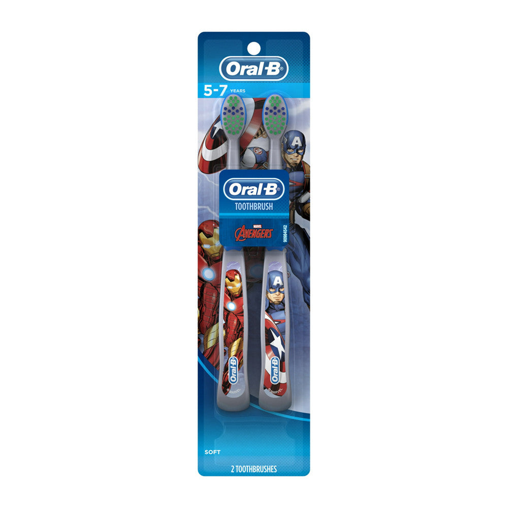 Oral B Kids Spider Man Toothbrushes, Twin Pack, 2 Ea